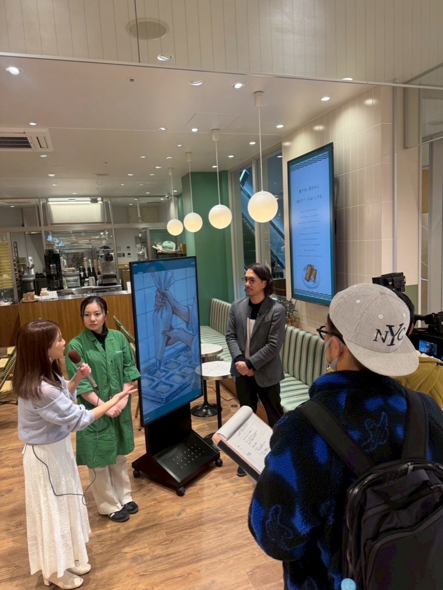 KSB瀬戸内海放送「Newsジェニック」取材の様子
